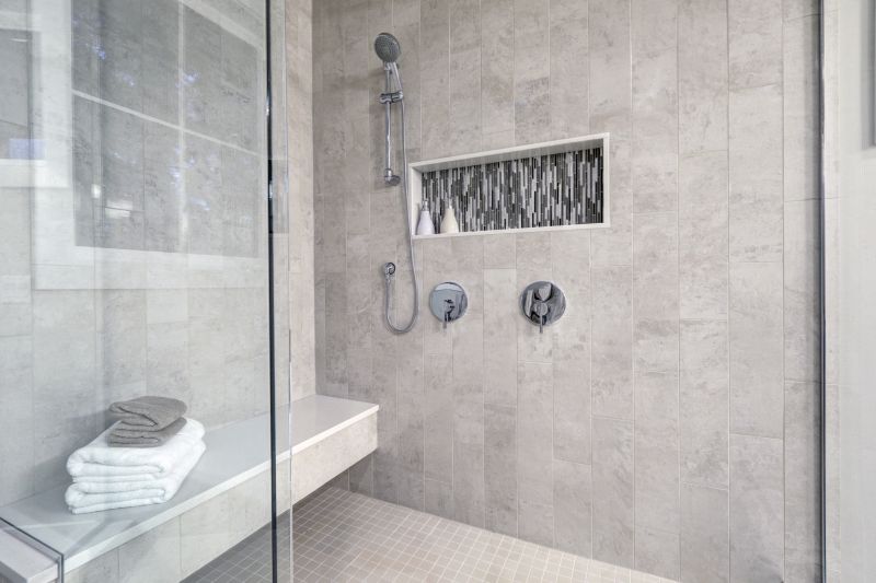 Modern Tiled Shower Space